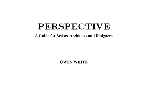 Perspective: A Guide for Artists, Architects and Designers