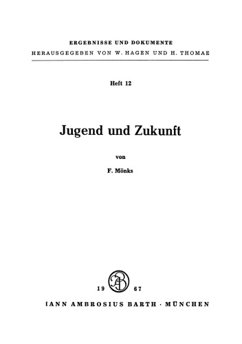 Jugend und Zukunft