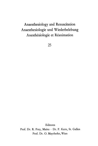 Morphinartige Analgetika und ihre Antagonisten: Chemie, Pharmakologie, Anwendung in der Anaesthesiologie und der Geburtshilfe