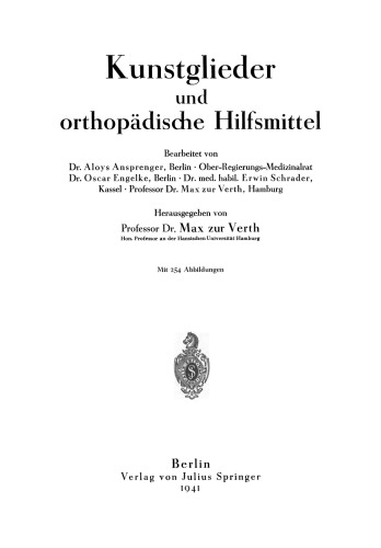 Kunstglieder und orthopädische Hilfsmittel