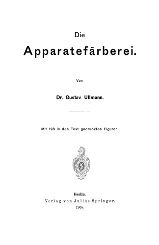 Die Apparatefärberei