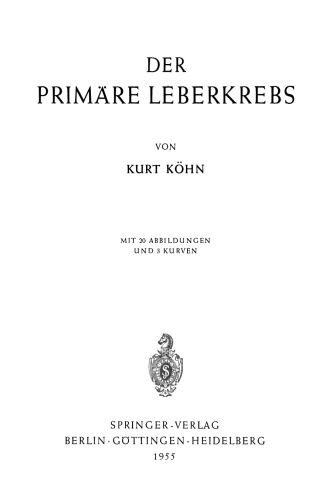 Der Primäre Leberkrebs