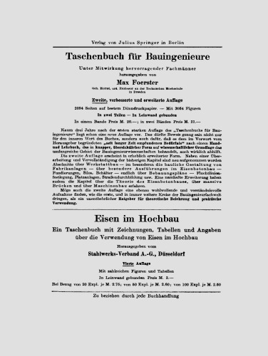 Berichte des Ausschusses für Versuche im Eisenbau: Ausgabe A Heft 1 Der Einfluß der Nietlöcher auf die Längenänderung von Zugstäben und die Spannungsverteilung in ihnen