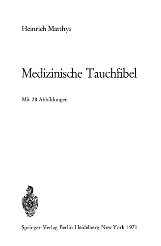 Medizinische Tauchfibel