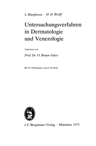 Untersuchungsverfahren in Dermatologie und Venerologie