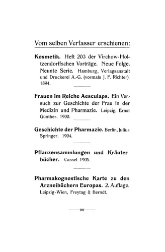 Zur Geschichte der Pharmazeutisch-Chemischen Destilliergeräte