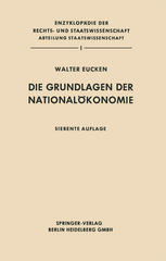 Die Grundlagen der Nationalökonomie