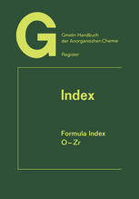 Index Formula Index: O-Zr Elements 104 to 132