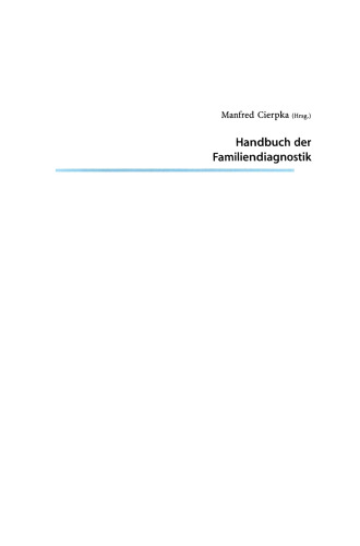 Handbuch der Familiendiagnostik