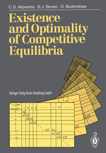 Existence and Optimality of Competitive Equilibria