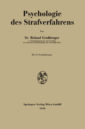 Psychologie des Strafverfahrens