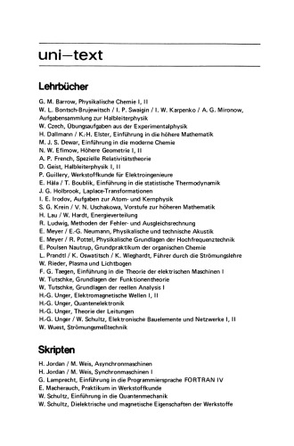 Wärmetheorie: Skriptum für Studenten der Physik und Mathematik ab 3. Semester