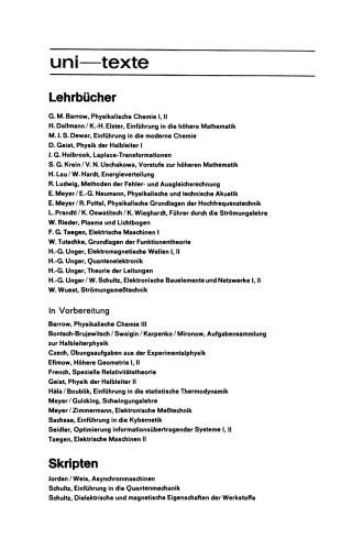 Laplace-Transformationen: Lehrbuch für Elektrotechniker und Physiker ab 5. Semester