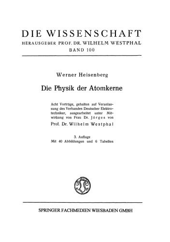 Die Physik der Atomkerne