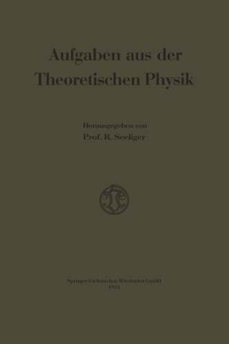 Aufgaben aus der Theoretischen Physik