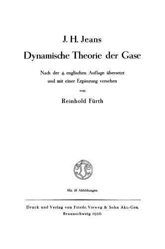 Dynamische Theorie der Gase