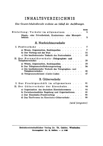 Nachrichten- und Güterverkehr