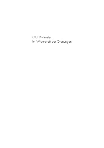 Im Widerstreit der Ordnungen: Kulturelle Identität, Subsistenz und Ökologie in Bolivien