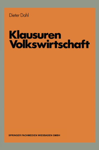 Klausuren Volkswirtschaft: VWL-Übungen Aufgaben mit Lösungen