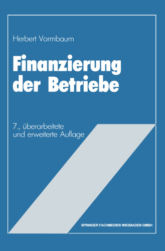 Finanzierung der Betriebe