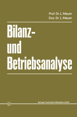 Bilanz- und Betriebsanalyse