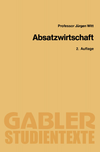 Absatzwirtschaft