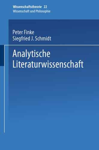 Analytische Literaturwissenschaft