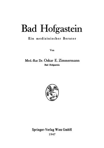 Bad Hofgastein: Ein medizinischer Berater