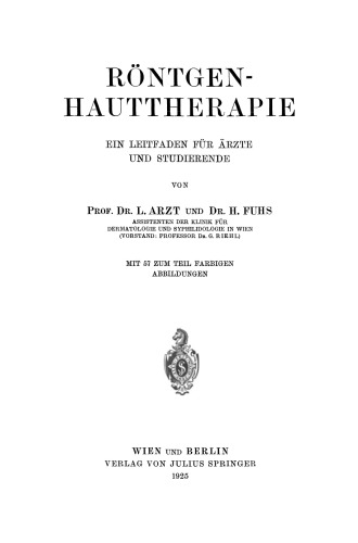 Röntgen-Hauttherapie: Ein Leitfaden für Ärzte und Studierende