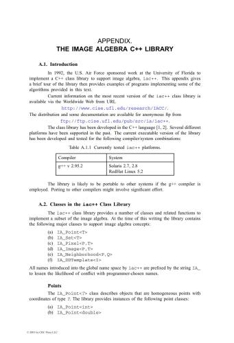 Handbook of Computer Vision Algorithms in Image Algebra