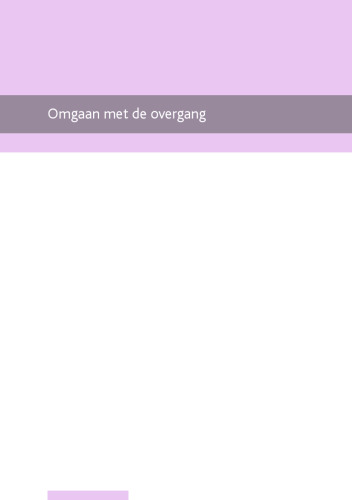 Omgaan met de overgang