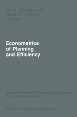 Econometrics of Planning and Efficiency