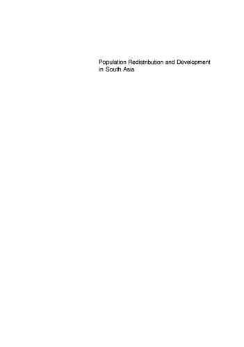 Population Redistribution and Development in South Asia