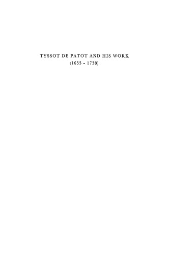 Tyssot De Patot and His Work 1655 – 1738