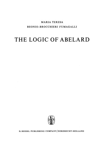 The Logic of Abelard