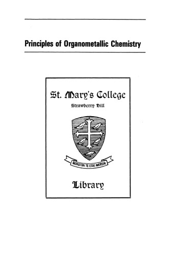 Principles of Organometallic Chemistry