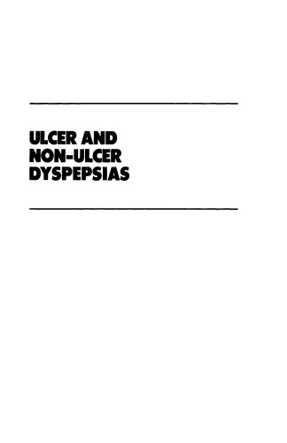 Ulcer and Non-Ulcer Dyspepsias