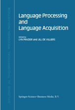 Language Processing and Language Acquisition