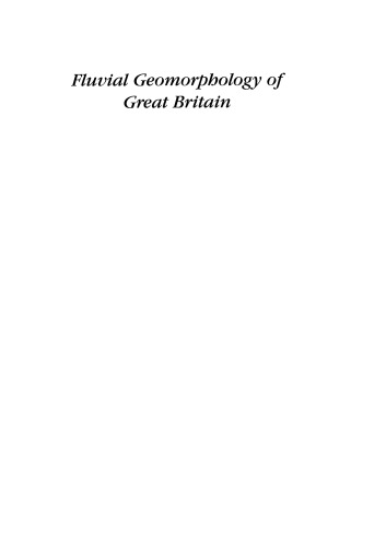 Fluvial Geomorphology of Great Britain