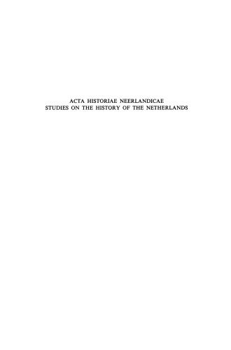 Acta Historiae Neerlandicae 8: Studies on the History of the Netherlands