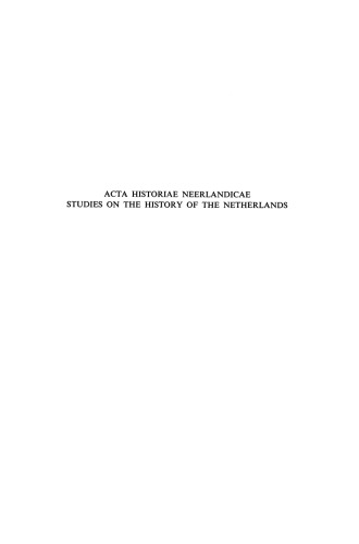 Acta Historiae Neerlandicae IX: Studies on the History of the Netherlands