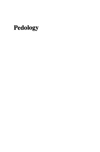 Pedology: Pedogenesis and classification