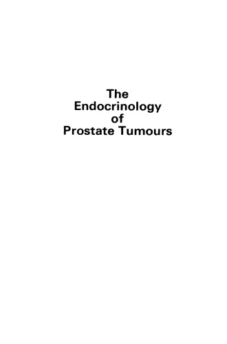 The Endocrinology of Prostate Tumours