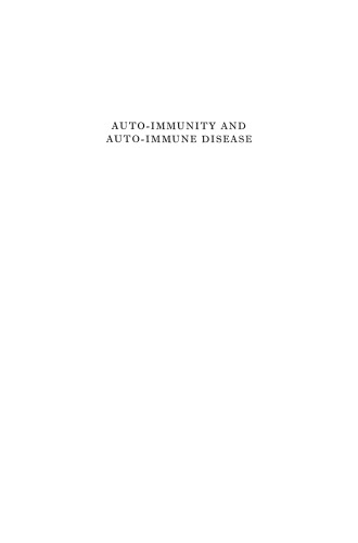 Auto-Immunity and Auto-Immune Disease: A survey for physician or biologist