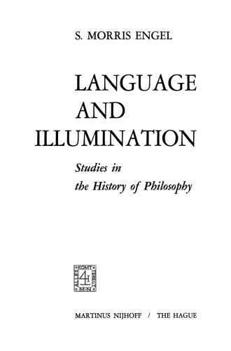 Language and Illumination: Studies in the History of Philosophy