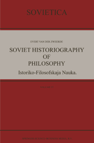 Soviet Historiography of Philosophy: Istoriko-Filosofskaja Nauka