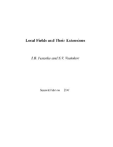 Local fields and their extensions