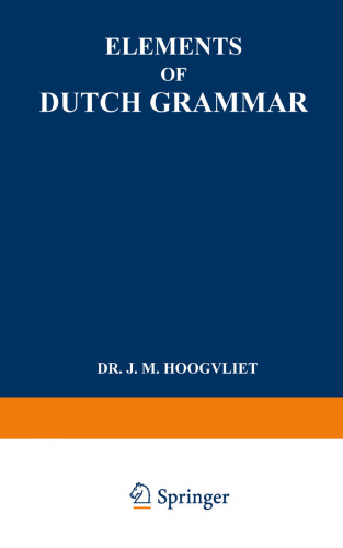 Elements Dutch Grammar