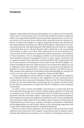 Pollutant-Solid Phase Interactions Mechanisms, Chemistry and Modeling