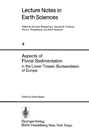 Aspects of Fluvial Sedimentation in the Lower Triassic Buntsandstein of Europe